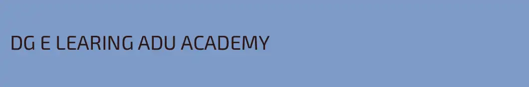 DG E LEARING ADU ACADEMY